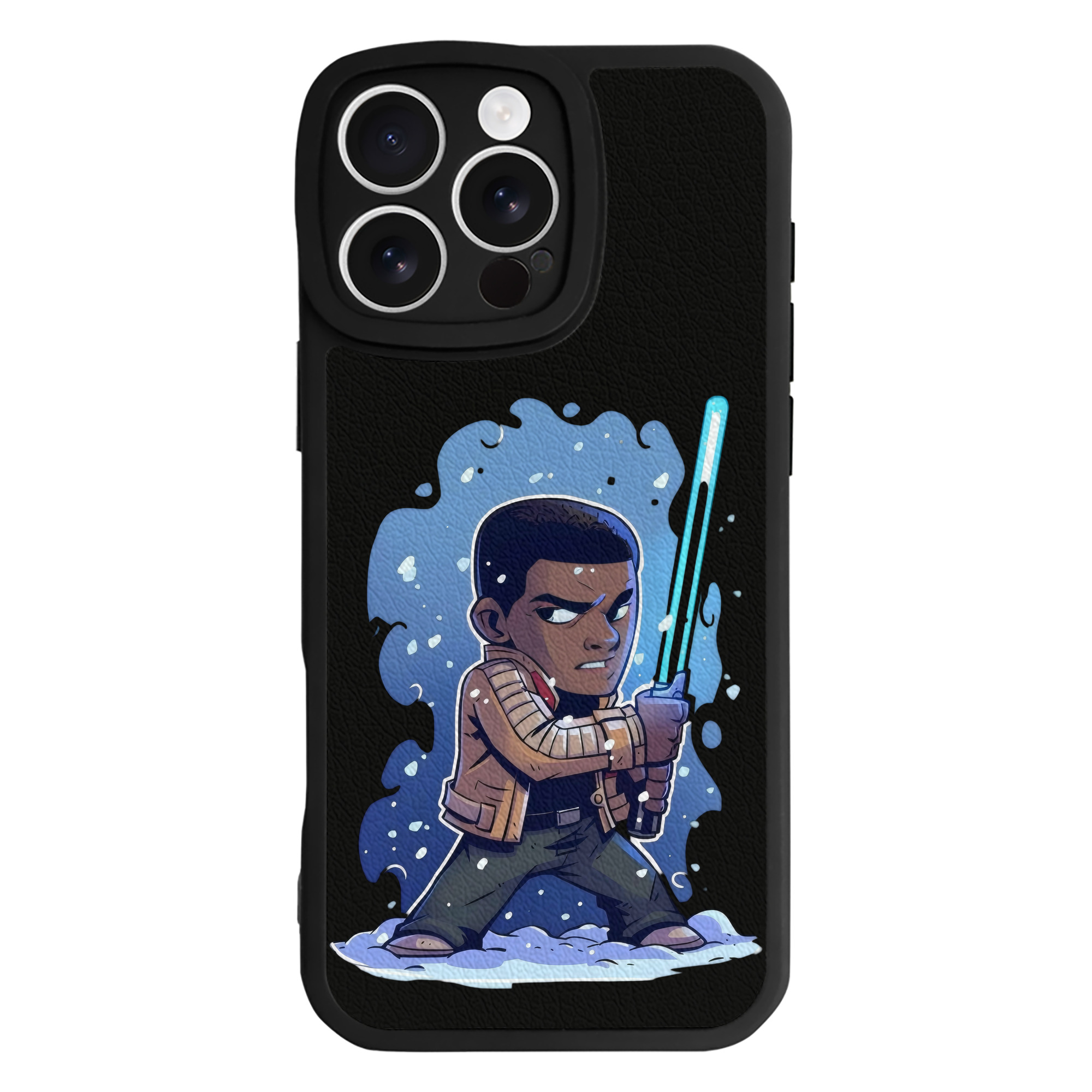 （画像用） スター・ウォーズ Star Wars 【iPhone 16シリーズ対応】シリコンスマホケース（レザー調） 材質：シリコン